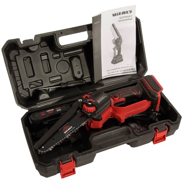 Фото - Цепная пила аккумуляторная VITALS AKZ 1815-1n BL Kit